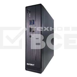 Компьютерный корпус FoxLine FL-105-AD120-DC-INF (FL-105-AD120-DC-INF) FL-105-AD120-DC-INF mITX case (2L), 2хUSB 2.0+2хUSB 3.0, 1хcombo audio, 40мм FAN, VESA, w/DC-ATX converter, w/120W pwr adapter, w/pwr