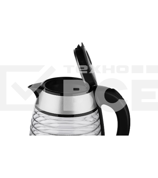 Чайник электрический Homestar HS-1046 1,5 л. стекло, пластик, черный