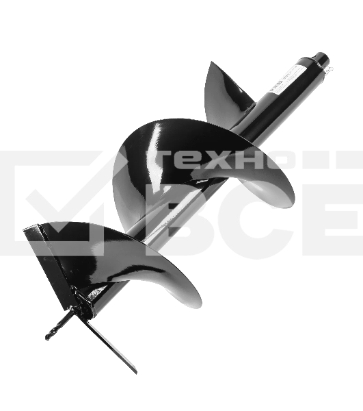 Шнек для грунта Denzel E-300, диаметр 300мм, длина 800мм,соединение 20мм, несъемный нож