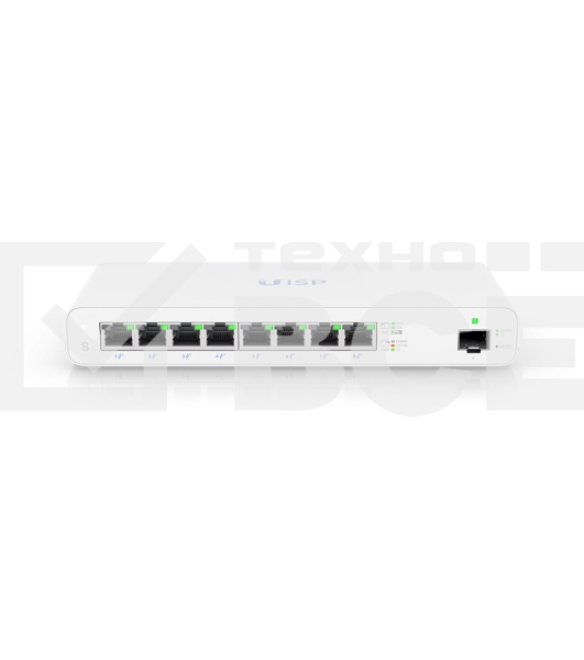 Коммутатор UISP Switch UISP-S PoE-коммутатор, 8х 1G RJ45, 1х SFP, раздача 110 Вт