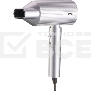 Фен JVC JHD012 серый/серебристый, 1800 Вт