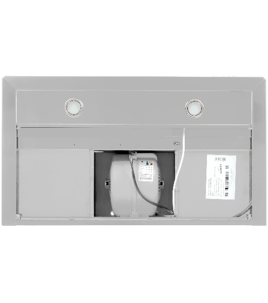 Вытяжка каминная Elikor Квадра 90Н-650-К3Д серебристый, 90 см, 650 куб. м/ч, 56 дБ