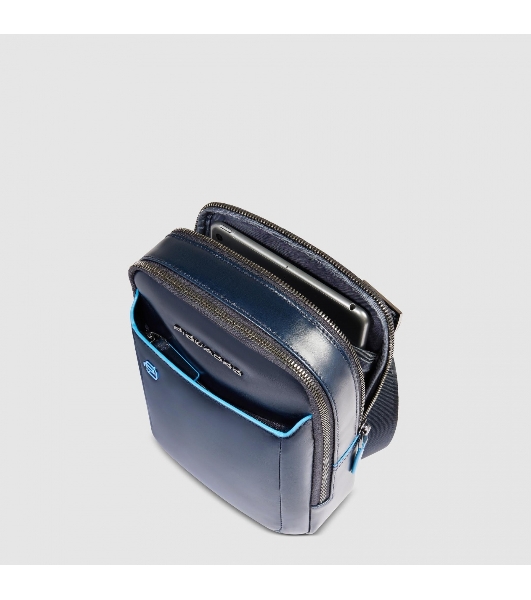 Сумка кросс-боди мужская Piquadro Blue Square CA6811B2/BLU2 синяя натур.кожа