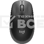 Мышь беспроводная Logitech M190 черный/темно-серый, 1000 dpi, радиоканал, USB, кнопки - 3, фото 1