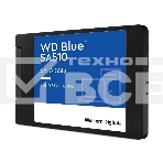Накопитель SSD WD Blue SA510 WDS400T3B0A, 4000Gb, SATA III, 2.5