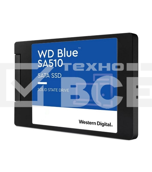 Накопитель SSD WD Blue SA510 WDS400T3B0A, 4000Gb, SATA III, 2.5