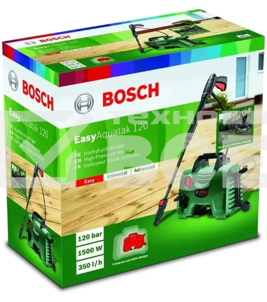 Очиститель высокого давления Bosch  EasyAquatak 120 06008A7901