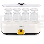 Йогуртница Kitfort КТ-6038 20Вт 4б. 200мл упр.:электрон. белый/черный, фото 1