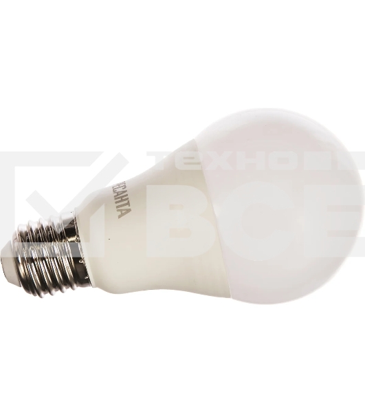 Лампа светодиодная Ресанта LL-R-A65-15W-230-4K-E27 груша, 15 Вт, нейтр., Е27