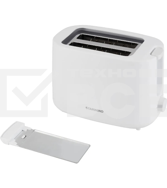 Тостер Starwind ST4107 750 Вт, белый