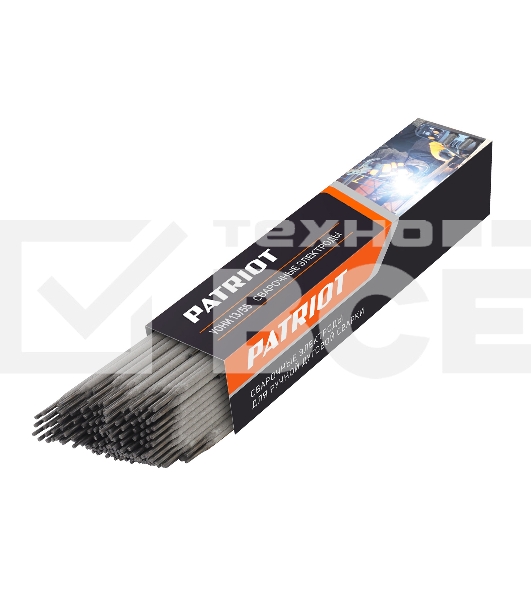 Электроды сварочные PATRIOT, марка УОНИ-13/55, диам. 3,0мм, длина 350мм, уп. 5кг