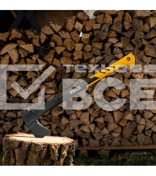 Колун Denzel F17 21438 2500 гр, двухкомпонентная рукоятка, 710 мм