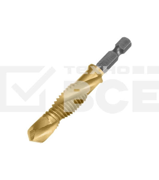 Набор сверл-метчиков Denzel М4-М12, Р6М5