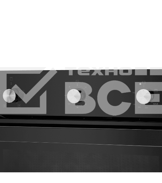 Шкаф духовой газоэлектрический Maunfeld EOGC604B Slim