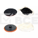 Профессиональная полировальная угловая машина KLPRO KLPJ42180 (1400вт, 3300 об/мин, 230мм, шерстяной войлок в комплекте), фото5