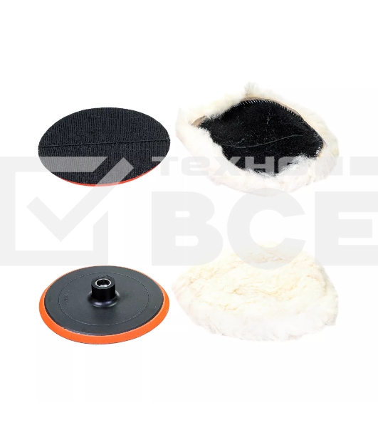 Профессиональная полировальная угловая машина KLPRO KLPJ42180 (1400вт, 3300 об/мин, 230мм, шерстяной войлок в комплекте)