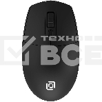 Мышь беспроводная Oklick 201MW черный, 1600 dpi, радиоканал, USB, кнопки - 4, фото 1