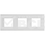Рамка 3-ая SK-F03W IEK SKANDY Арктический белый, фото2