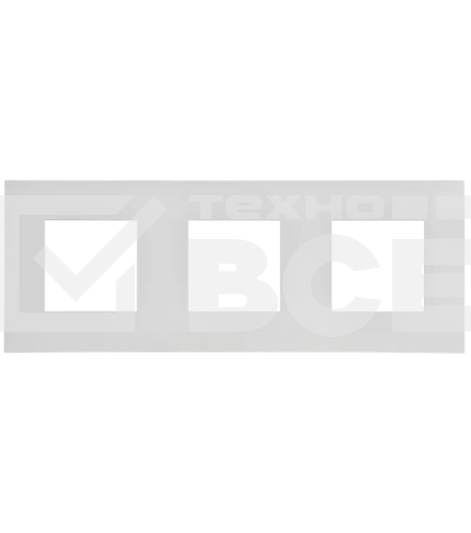 Рамка 3-ая SK-F03W IEK SKANDY Арктический белый