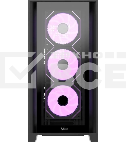 Компьютерный корпус AeroCool/Formula Air Power G8 черный без БП ATX 2xUSB 3.0 1xUSB3.1 audio bott PSU