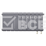 Радиатор биметаллический Royal Thermo Infinity 300 Silver Satin VR80 - 10 секц., фото2