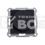 Светорегулятор поворотно-нажимной AtlasDesign 400Вт механизм карбон SE ATN001023, фото 1