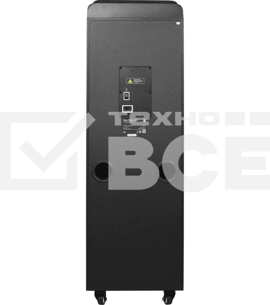 Колонка портативная Ural 203 черный 2000W 1.1 BT/3.5Jack/USB-C 15м 9000mAh