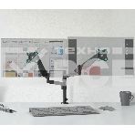 Кронштейн (держатель) ONKRON G140 для двух мониторов 13'-32' дюймов настольный, черный, фото9