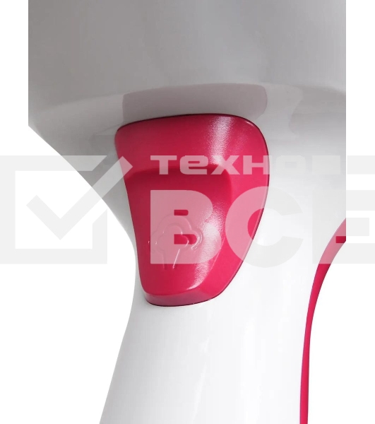 Отпариватель Hyundai H-HS02123 белый/вишневый, 1650 Вт, 28 г/мин, 300 мл