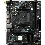 Материнская плата Maxsun B450M GAMING WIFI, AM4, AMD B450, 2xDDR4 (до 64 ГБ), 2xSATA, 1xM.2 (PCIe 3.0 x4), 1xPCIe 3.0 x16, 1xPCIe 3.0 x1, 1xHDMI, 1xDP, 1x1Gb LAN, Wi-Fi 5, Bluetooth 4.2, 4xUSB-A 5Gbps, 2xUSB-A 2.0, 3x3.5 мм, 7.1, mATX, фото5