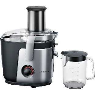Соковыжималка Bosch MES4000 серебристый, центробежная, 1000 Вт, 1500 мл, механическое