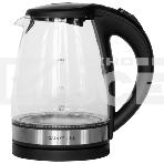 Чайник электрический Galaxy Line GL 0560, черный, стекло, 2200 Вт, 1,7 л, LED-подсветка, фото6