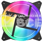Вентилятор для корпуса GMNG GG-CF120ARGB2-PWMBK черный, 120 мм, 1500 об/мин, 26 дБ, 4 pin, фото3