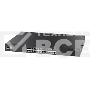 Коммутатор ECS4620-28P Edge-corE 24 x GE + 2 x 10G SFP+ ports + 1 x expansion slot (for dual 10G SFP+ ports) L3 Stackable Switch, w/ 1 x RJ45 console port, 1 x USB type A storage port, RPU connector, Stack up to 4 units,PoE Budget max. 410W