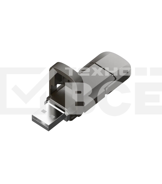 Флеш диск DAHUA 128GB metal USB3.2 Gen2 Type-A & Type-C Flash drive R/W/520Mb/s 460Mb/s