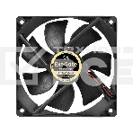 Вентилятор для корпуса ExeGate ExtraSilent ES12025SM черный, 120 мм, 1400 об/мин, 24 дБ, 2 pin, фото2