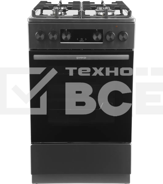 Комбинированная плита Gorenje GK5C65XV нержавеющая сталь реш.чугун