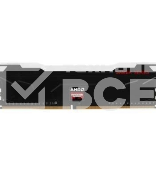 Оперативная память AMD Radeon R7, DDR5, 16GB (1x16GB), 7200MHz, CL46, DIMM, с радиатором, RGB, черный