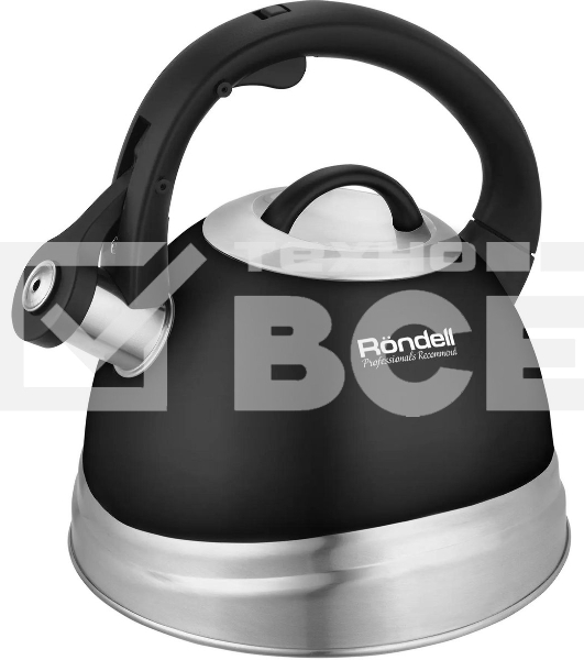 Чайник металлический Rondell Walzer RDS-1827 2.7л. черный