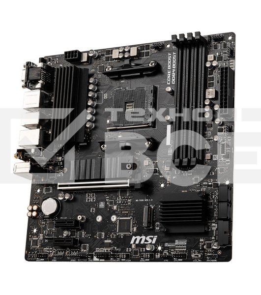 Материнская плата MSI B550M PRO-VDH WIFI, AM4, AMD B550, 4xDDR4, 4xSATA, 2xM.2, 1xPCIe 4.0 x16, 2xPCIe x1, 1xDisplayPort, 1xHDMI, 1xVGA, 1x 1Gb LAN, 2xUSB 2.0, 4xUSB 3.2 Gen 1, 3x3.5 мм, 7.1, mATX