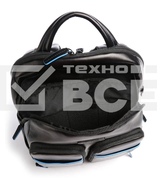 Рюкзак мужской Piquadro Blue Square CA5574B2V/N черный натур.кожа