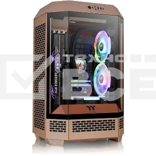 Корпус Thermaltake The Tower 300 Gravel Send коричневый без БП mATX 8x120mm 6x140mm 2xUSB3.0 audio bott PSU