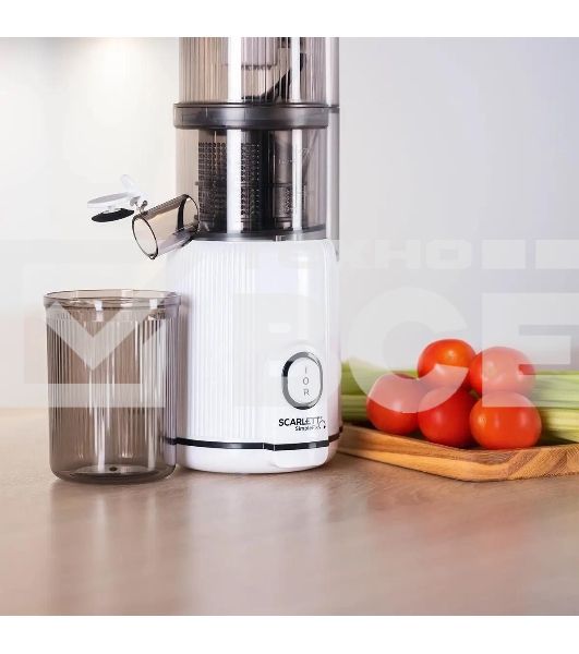 Соковыжималка шнековая Scarlett SC-JE50S63 400Вт рез.сок.:600мл. белый