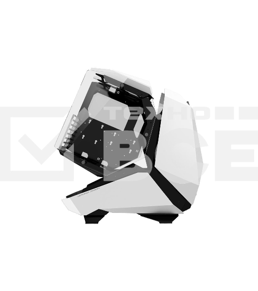 Корпус без блока питания JONSBO MOD-5, Full-Tower, TG, no fans, 2xUSB-A 3.0 + 1xUSB-C 3.2, ATX, mATX, mITX White
