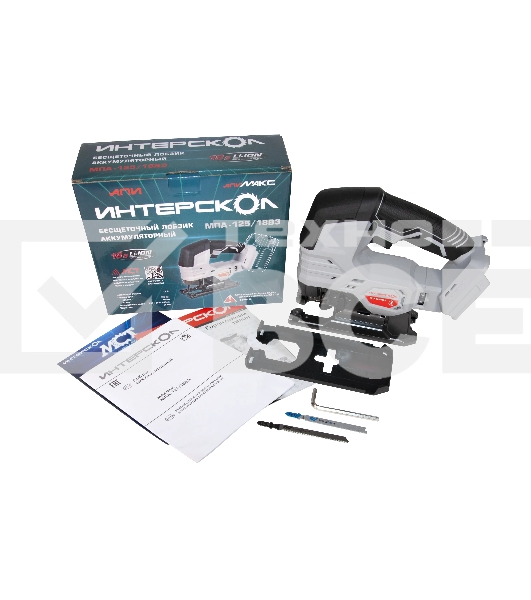 Лобзик электрический бесщеточный аккумуляторный 18W Интерскол МПА-125/18ВЭ 939.0.0.70