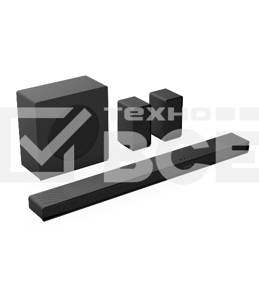 Саундбар Hisense AX5140Q 5.1.2 600Вт черный