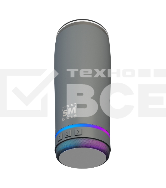 Термокружка с портативной колонкой SOUNDMAX SM-TC001(серый)