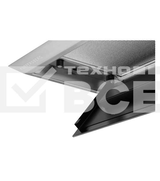 Встраиваемая вытяжка Kuppersberg Intro 70 X ширина 70 см, отвод/рециркуляция, 1000 м3.ч, нерж. сталь