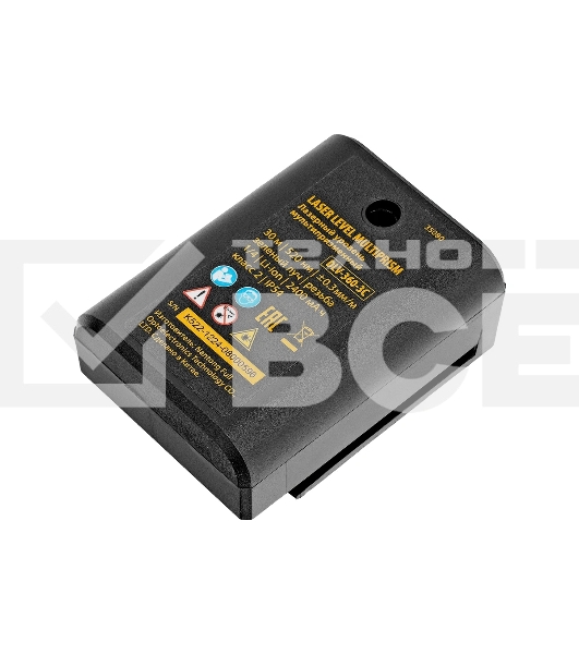 Лазерный уровень мультипризменный Denzel DLV-360-3C, 30 м, зеленый луч, Li-Ion 2,4 Aч, кейс