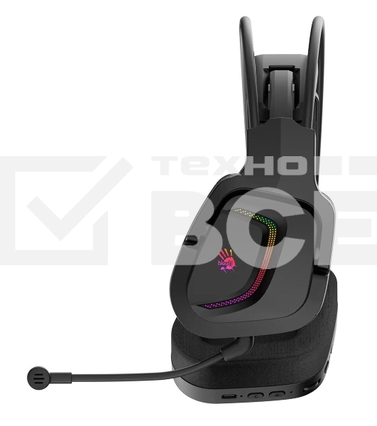 Гарнитура беспроводная с микрофоном A4Tech Bloody MR575 черный BT оголовье (MR575)